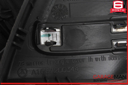 12-19 Mercedes X166 GL450 4MATIC Speaker Door Mirror Cover Front Left OEM