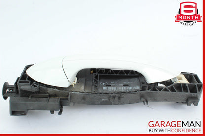 12-15 Mercedes W204 C250 C350 Rear Left Side Exterior Door Handle White OEM