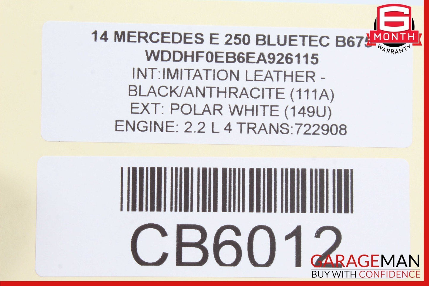 14-16 Mercedes W212 E350 E550 Surround View Camera Control Module Unit