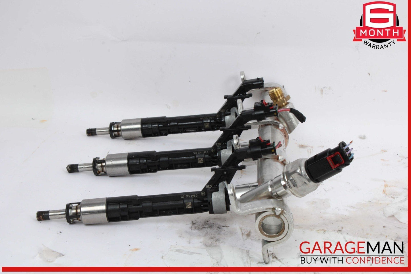 18-24 Audi S5 A5 A4 S4 SQ5 Right Passenger Side Fuel Rail w/ Injectors OEM