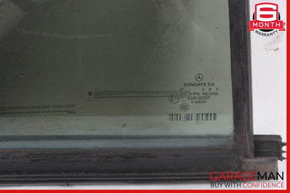 07-13 Mercedes W221 S550 S600 Rear Right Side Door Quarter Window Glass Tinted