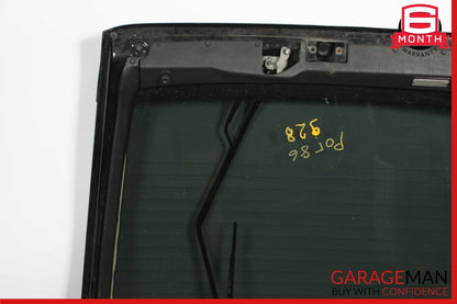 84-91 Porsche 928 Rear Trunk Hatch w/ Heated Glass Panel Assembly Black OEM