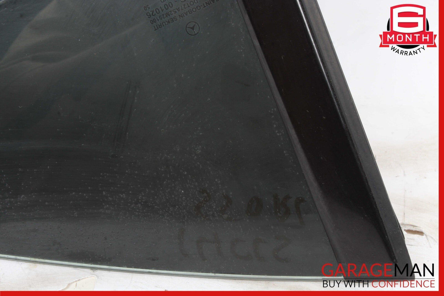 12-18 Mercedes W218 CLS500 Rear Left Side Quarter Door Window Auto Glass OEM