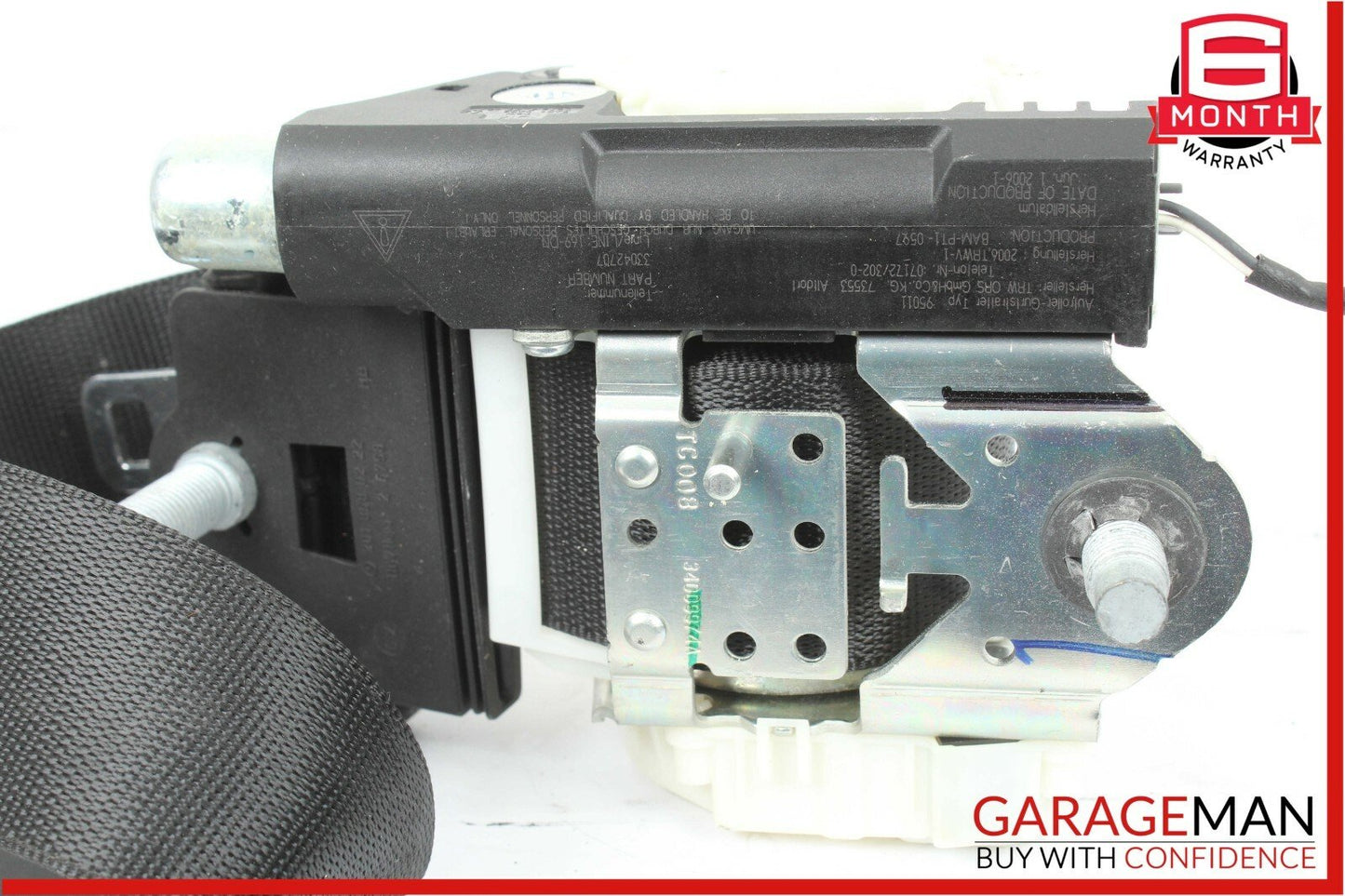 06-12 Mercedes GL450 Rear Right 3rd Third Row Seatbelt Retractor Black