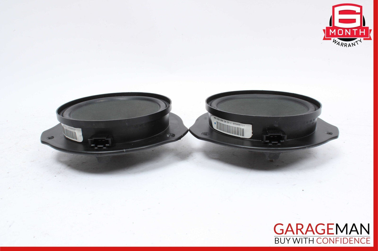 08-14 Mercedes W204 C250 Front Right & Left Door Sound Speakers Set of 2 OEM