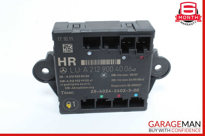 08-18 Mercedes W204 C250 C350 GLK350 Rear Right Side Door Control Module OEM