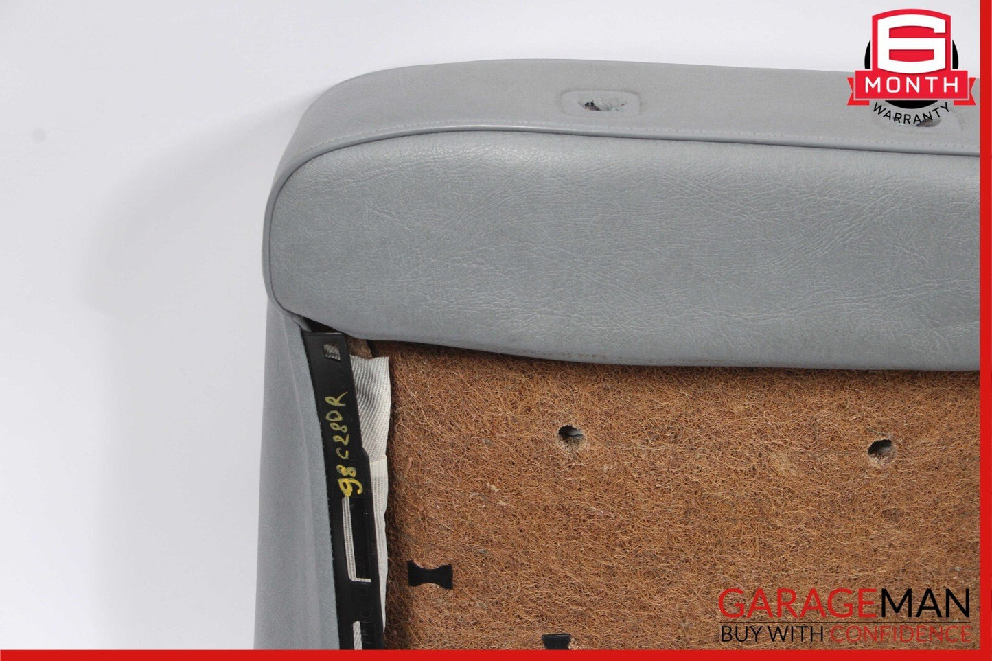94-00 Mercedes W202 C230 C280 Front Right Side Top Upper Seat Cushion Cover Grey