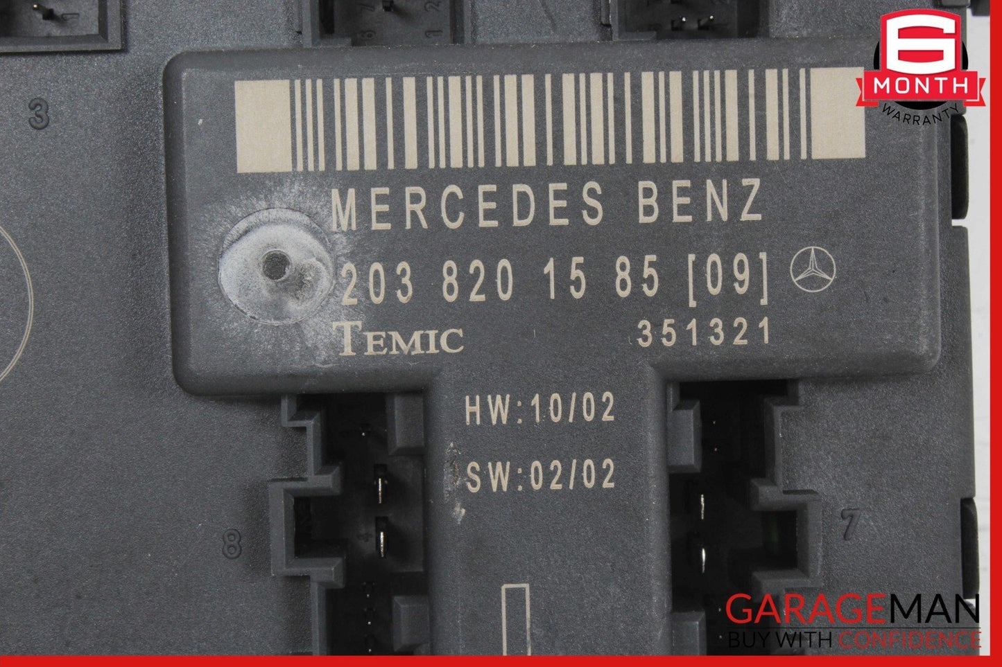 01-07 Mercedes W203 C240 C230 Front Left Side Door Controller Module Unit OEM