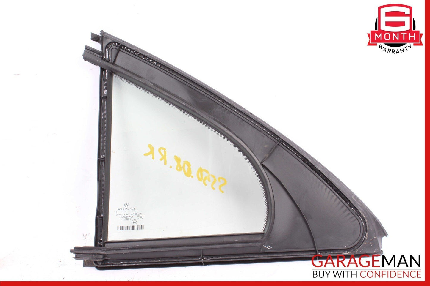 07-13 Mercedes W221 S550 S400 Rear Right Side Quarter Door Window Auto Glass OEM