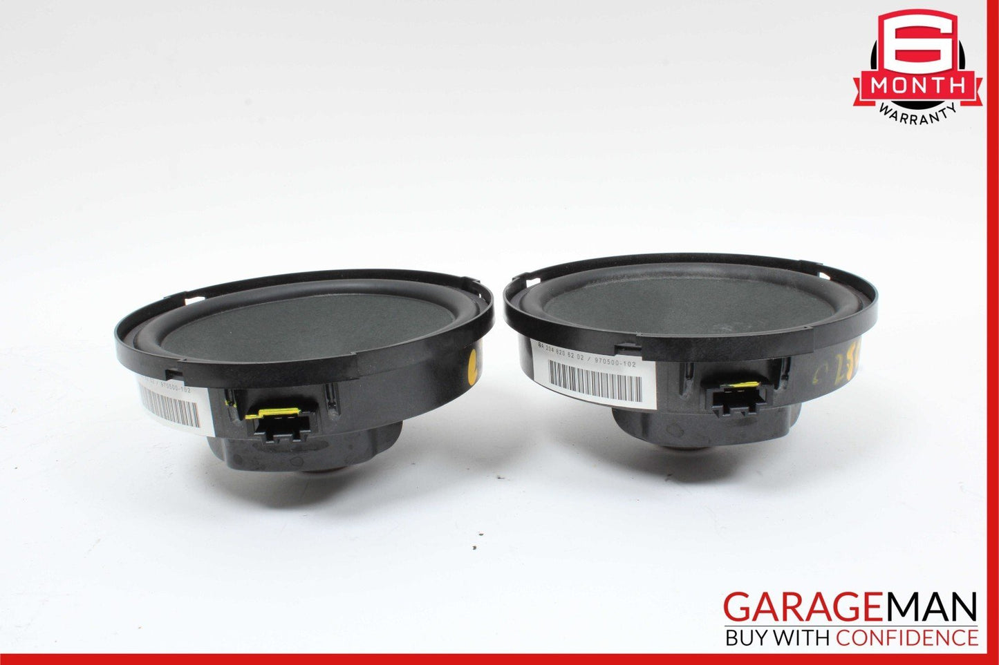 08-15 Mercedes W204 C250 C350 GLK350 Rear Door Audio Speaker Set of 2 Pc OEM