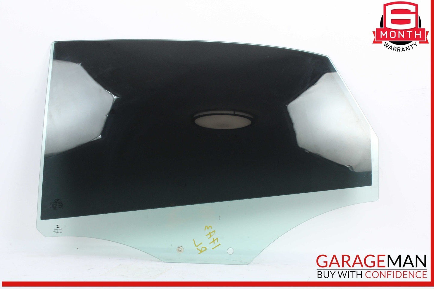 15-20 Audi A3 S3 Rear Left Driver Side Door Window Glass 8V5845205 OEM