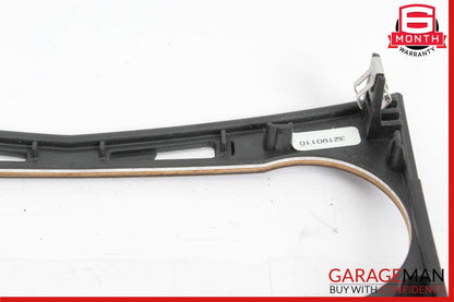 08-14 Mercedes W204 C300 A/C Climate Control Switch Trim Bezel Cover Wood OEM