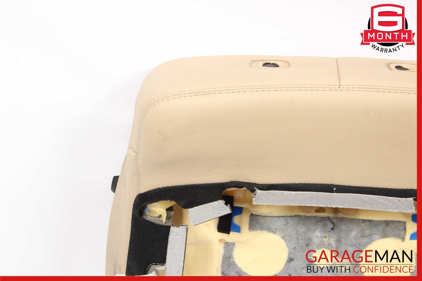 06-10 Mercedes W251 R350 R500 R550 Front Left Top Upper Seat Cushion Brown