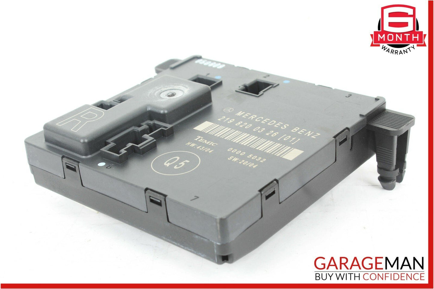 06-11 Mercedes W219 CLS500 CLS550 Rear Right Side Door Control Module 2198200326