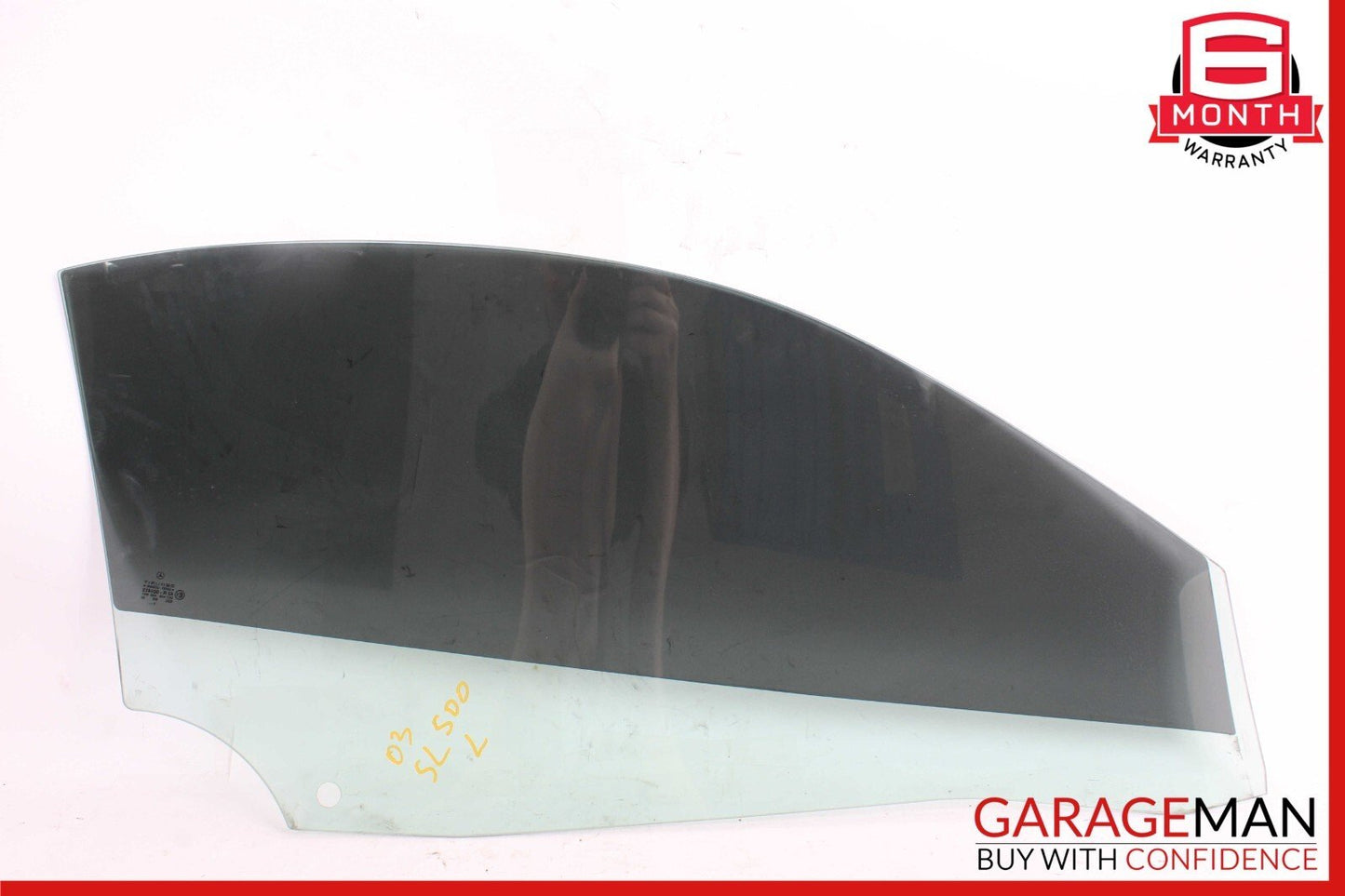 03-12 Mercedes R230 SL500 SL600 Front Left Driver Side Door Window Auto Glass