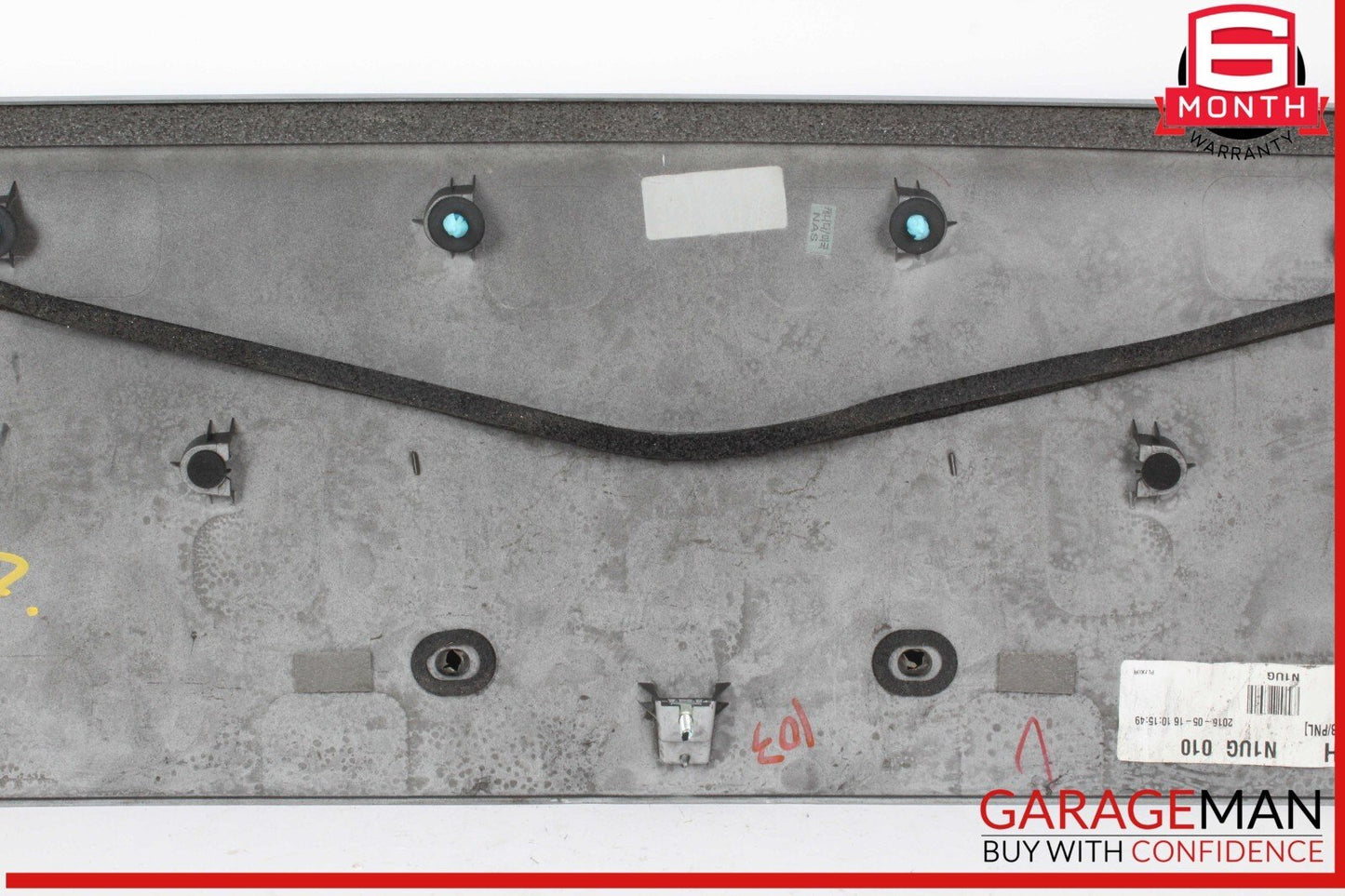 15-19 Hyundai Genesis G80 Rear Trunk Deck Lid Panel License Molding Trim OEM