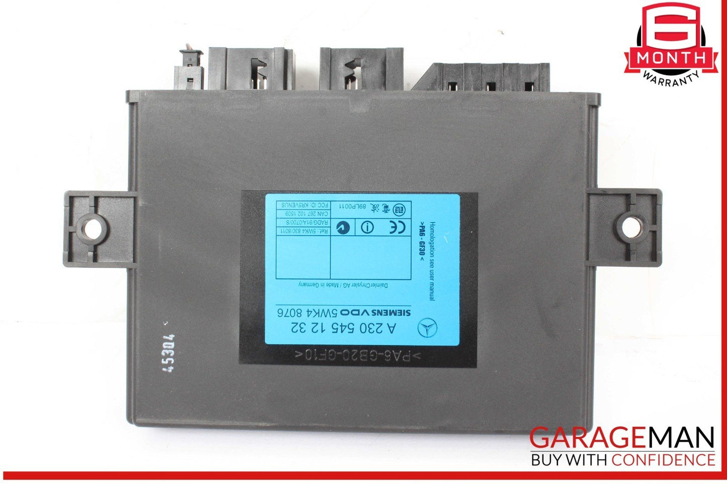 03-06 Mercedes R230 SL500 S500 CL55 AMG Keyless Go Entry Control Module Unit