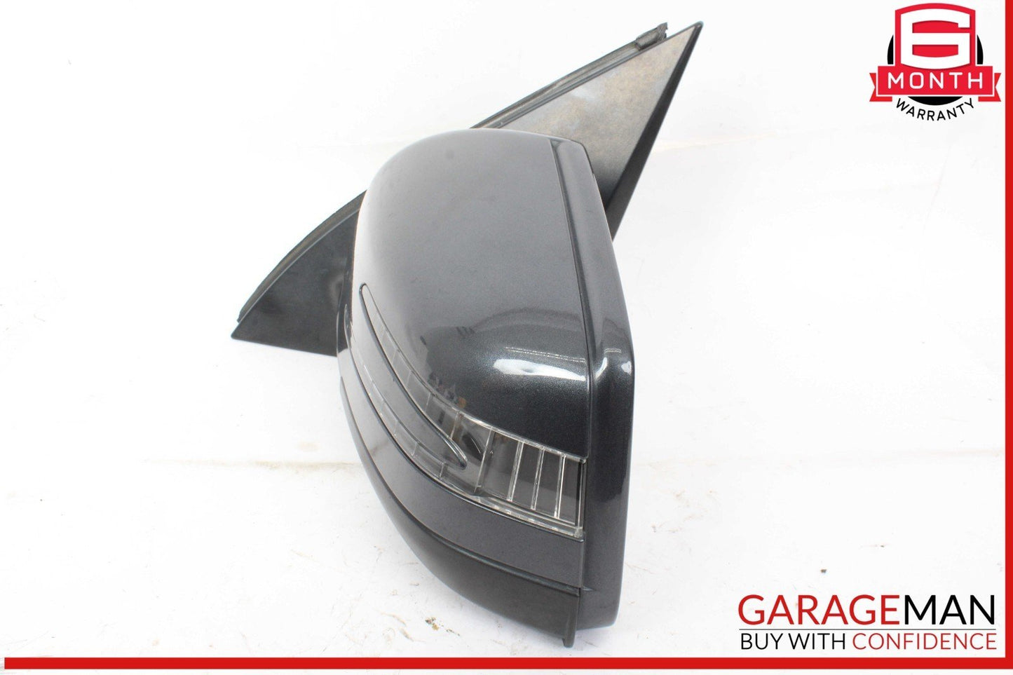 12-16 Mercedes X166 GL450 Front Left Side Door Rear View Mirror w/ Blind Spot