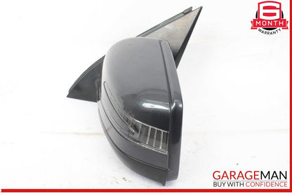 12-16 Mercedes X166 GL450 Front Left Side Door Rear View Mirror w/ Blind Spot