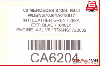 00-06 Mercedes W220 S430 CL600 Phone Communication Control Module Unit Q6820418