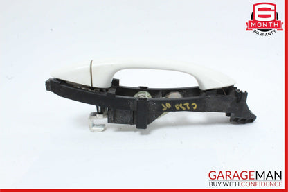 01-07 Mercedes W203 C230 Rear Left Driver Side Exterior Door Handle White OEM