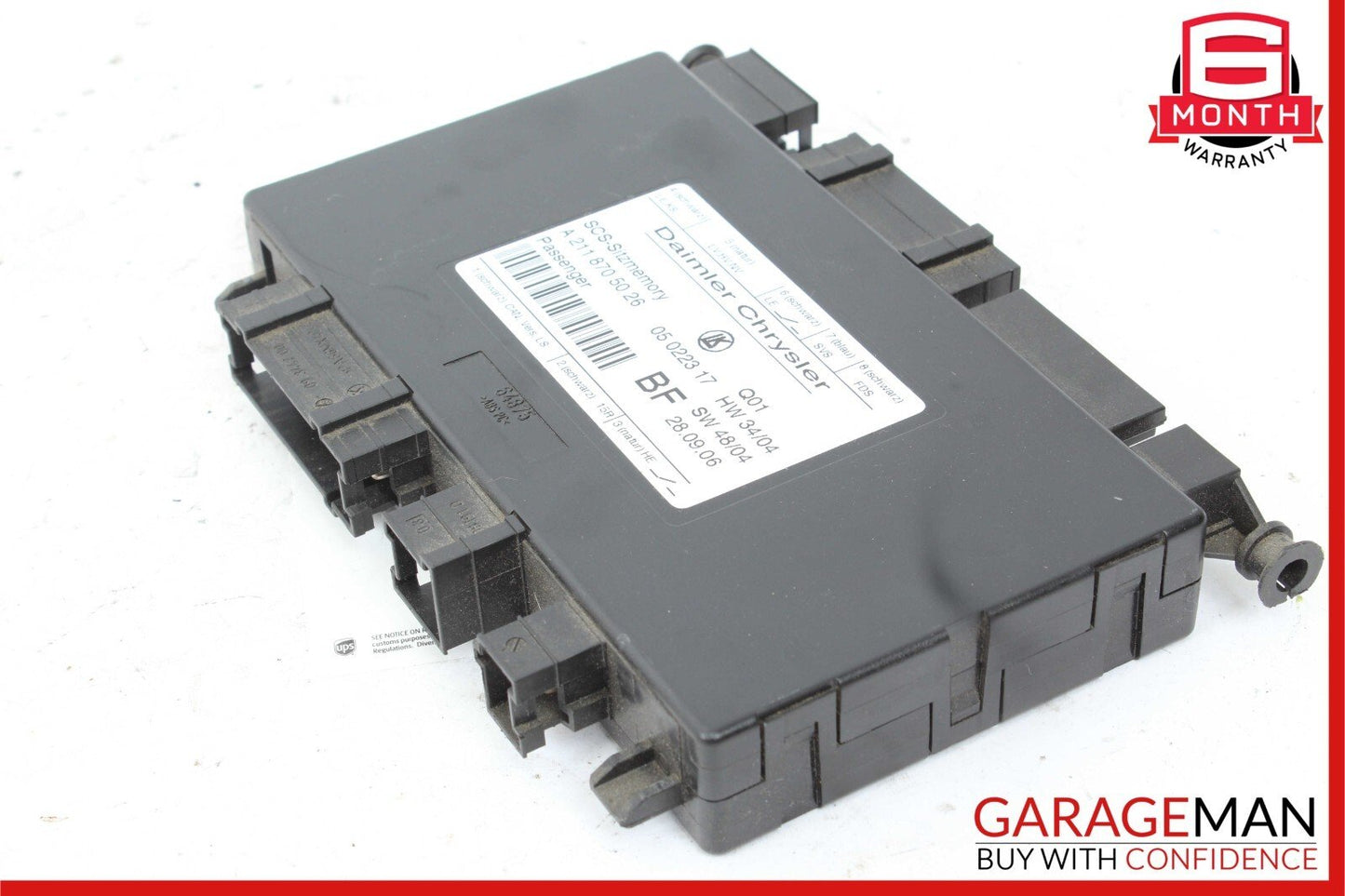 03-11 Mercedes W211 E350 Front Right Side Under Seat Control Module OEM