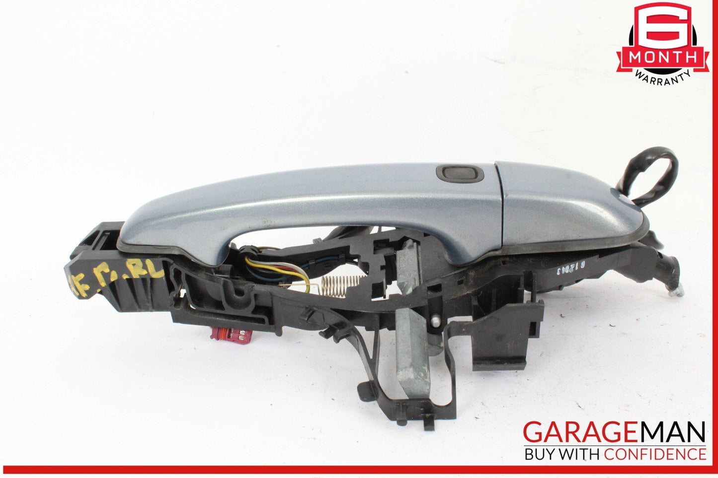 09-15 Jaguar X250 XF Rear Left Exterior Door Handle w/ Cable & Bracket OEM