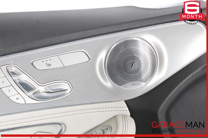 15-21 Mercedes W205 C300 C43 AMG Front Left Side Interior Door Panel Cover OEM