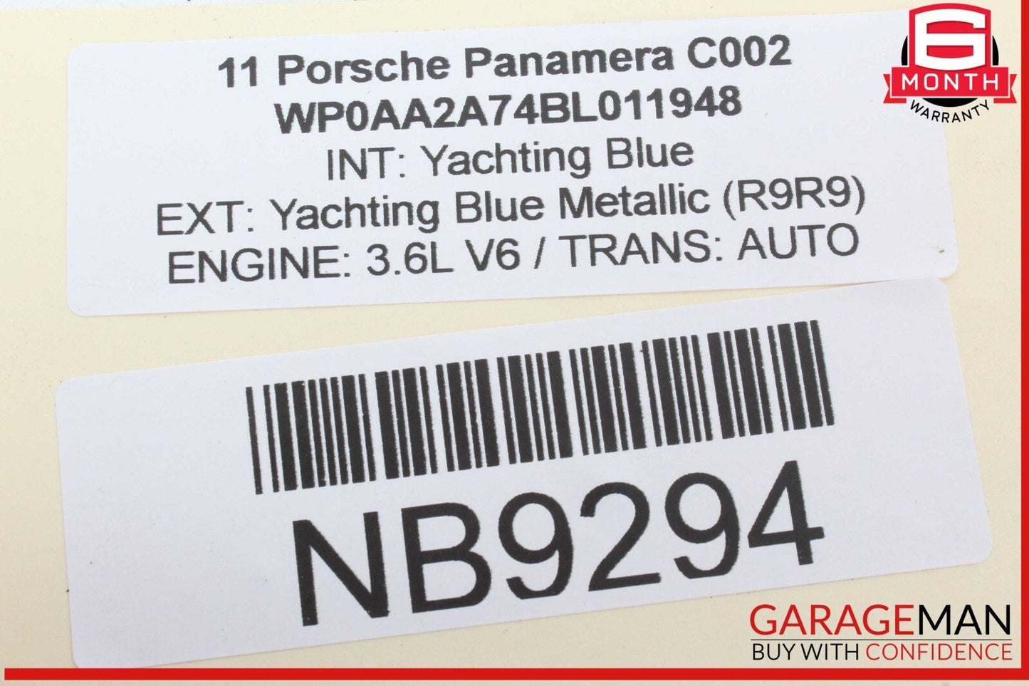 10-16 Porsche Panamera 970 Power Brake Booster Master Cylinder Reservoir OEM