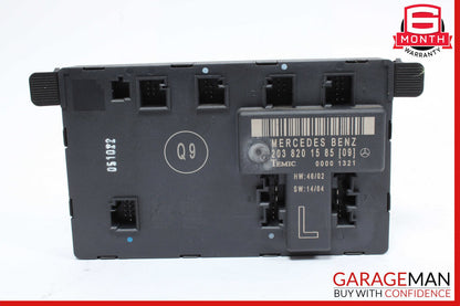 01-07 Mercedes W203 C230 Kompressor Front Left Side Door Control Module OEM