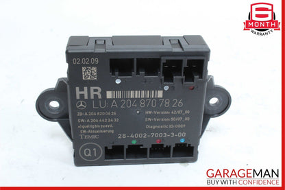 08-11 Mercedes W204 C63 AMG Rear Right Passenger Side Door Control Module Unit