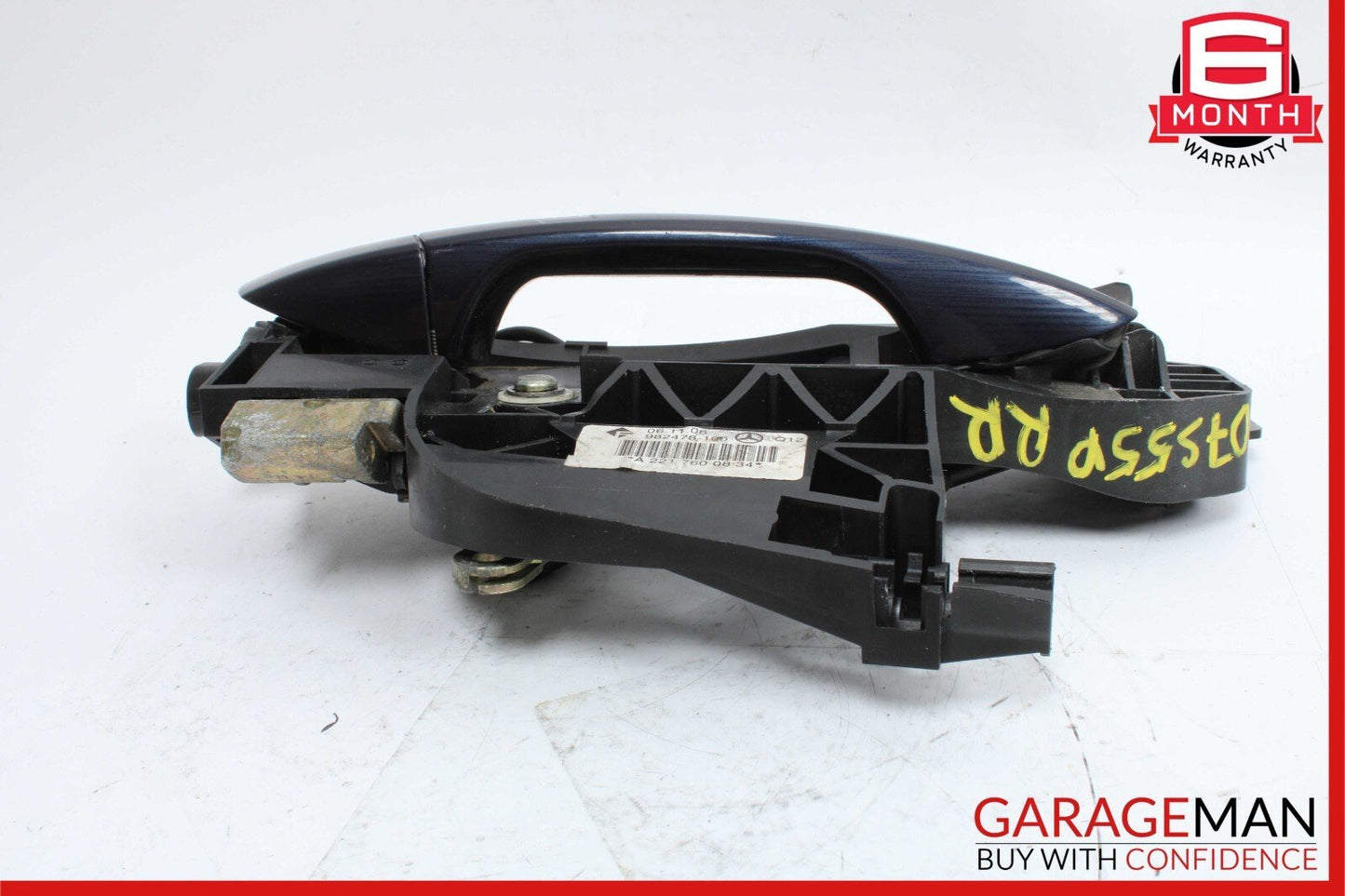 07-13 Mercedes W221 S550 S400 Rear Right Exterior Door Handle Keyless Go Blue
