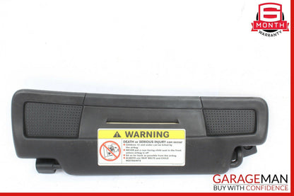 05-11 Mercedes R171 SLK280 Right Side Sun Visor Sunvisor Shade Black OEM