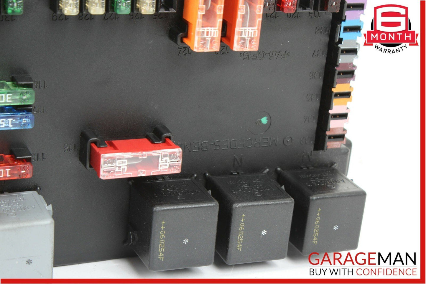 07-13 Mercedes W221 S550 CL550 Trunk SAM Fuse Relay Box Block