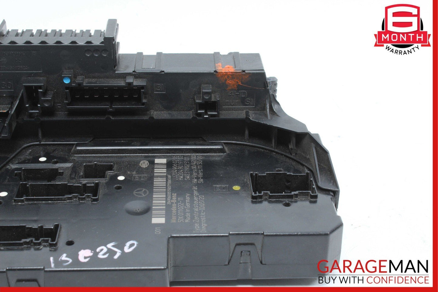 12-14 Mercedes W204 C250 C300 C350 Rear SAM Module Relay Fuse Box Assembly OEM