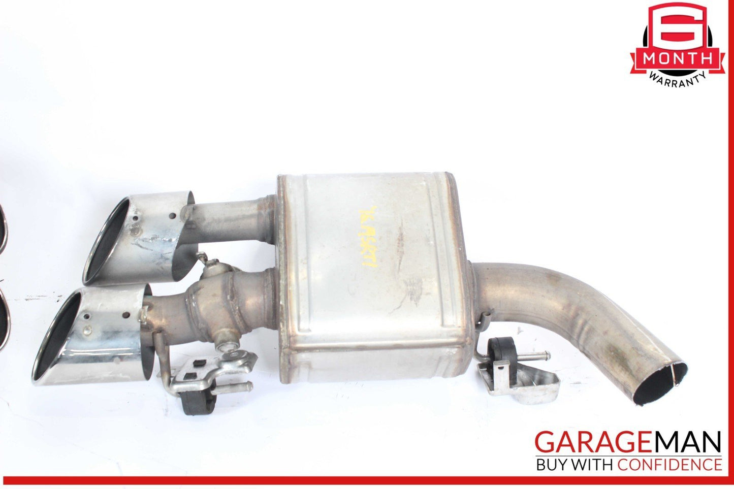 14-17 Maserati Ghibli Rear Left & Right Side Exhaust Muffler Tip Pipe Set of 2