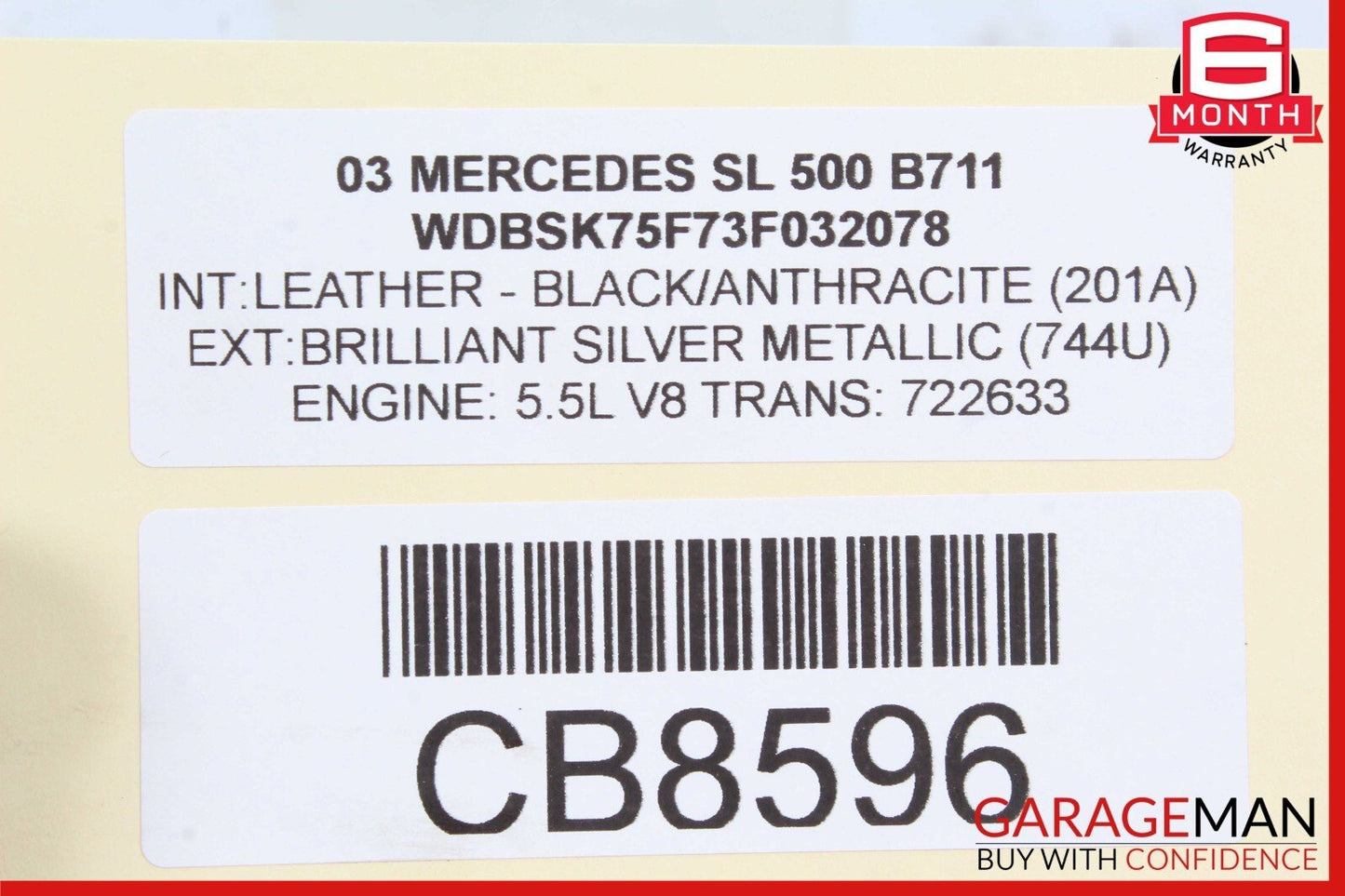 03-06 Mercedes R230 SL500 E320 ABS ESP Anti Brake Computer Control Module