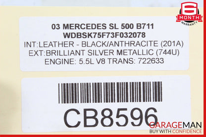 03-06 Mercedes R230 SL500 E320 ABS ESP Anti Brake Computer Control Module