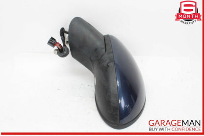 11-14 Porsche Cayenne 958 Front Left Driver Side Door Rear View Mirror Blue OEM
