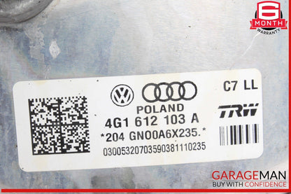 12-17 Audi A7 Power Brake Booster Master Cylinder w/ Reservoir 4G1612103A OEM