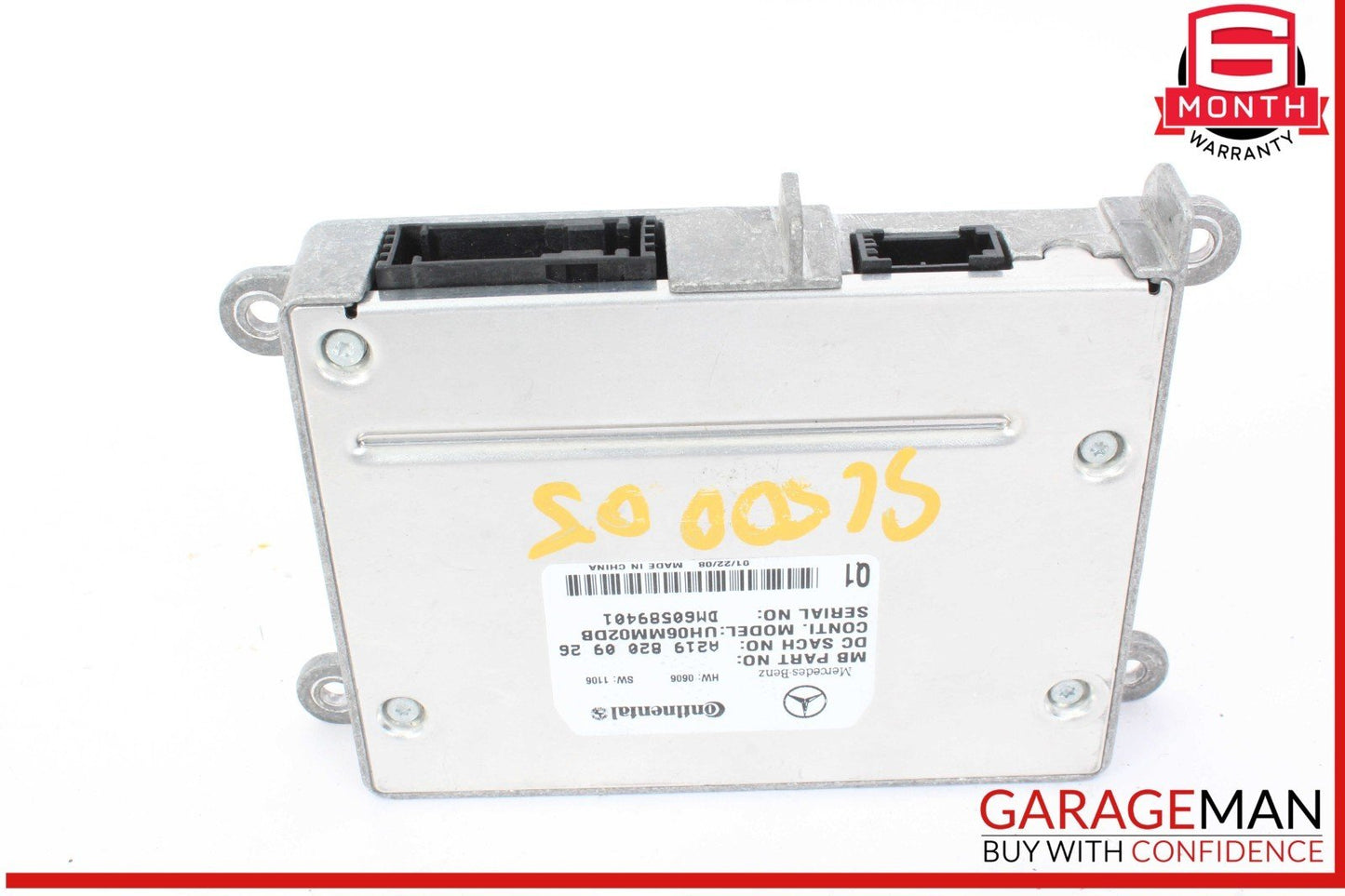 06-12 Mercedes R230 SL500 GL450 Communication Control Module 2198200926 OEM