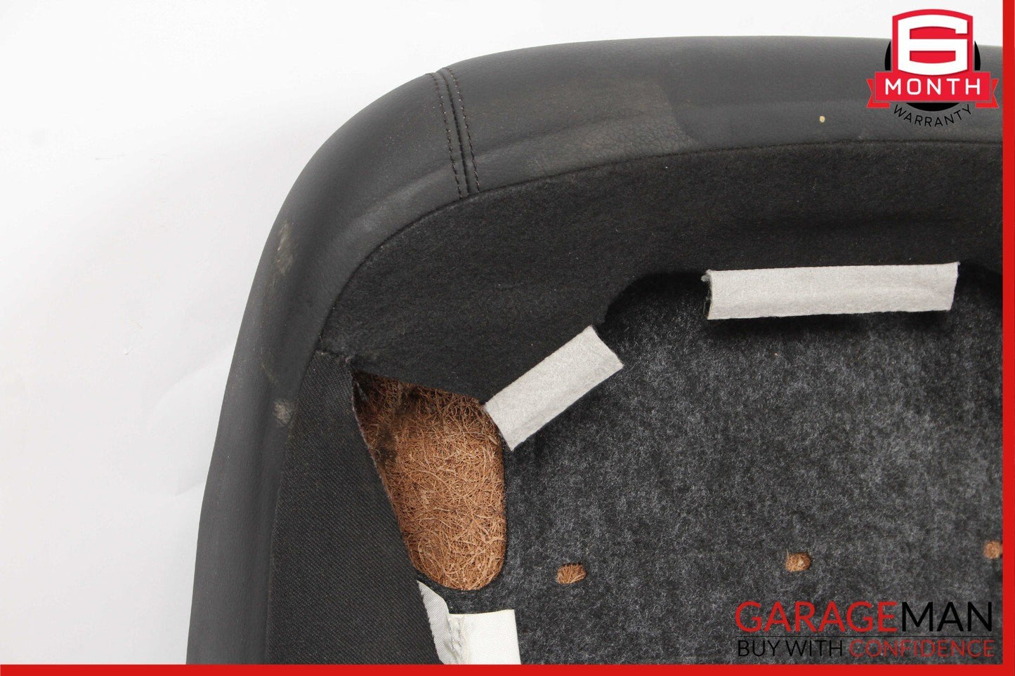 07-09 Mercedes W221 S450 S550 Front Left Side Top Upper Seat Cushion Cover Black