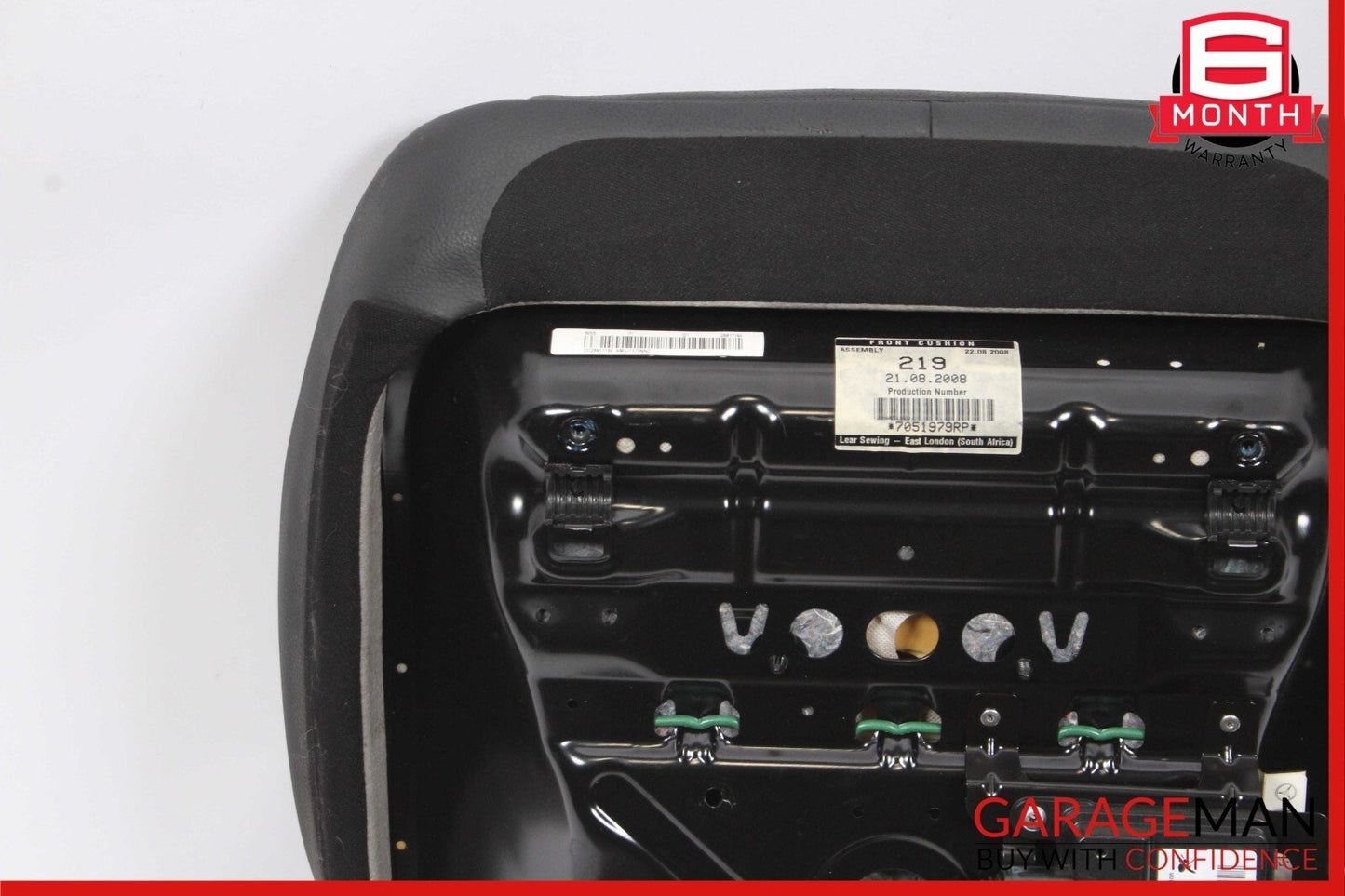 08-14 Mercedes W204 C350 C300 Front Right Lower Bottom Seat Cushion Anthracite