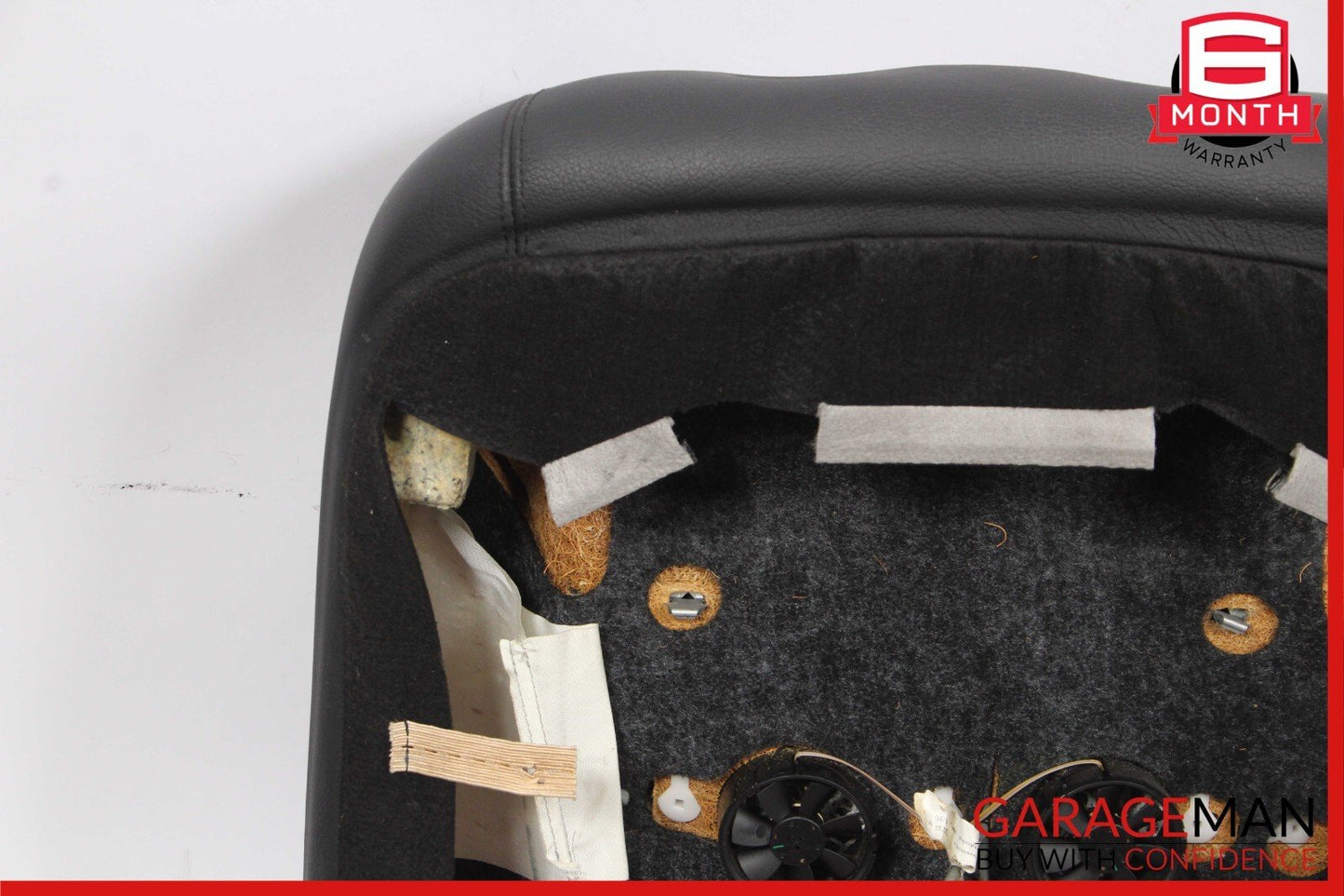 07-09 Mercedes W221 S450 S550 Front Left Driver Top Upper Seat Cushion Black OEM