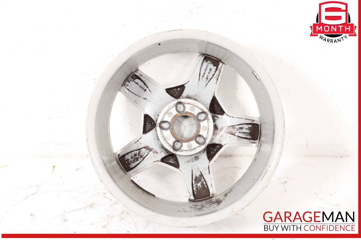 06-11 Mercedes W164 ML350 AMG 8.5 X 19 19" Wheel Rim Silver 1644011802 OEM