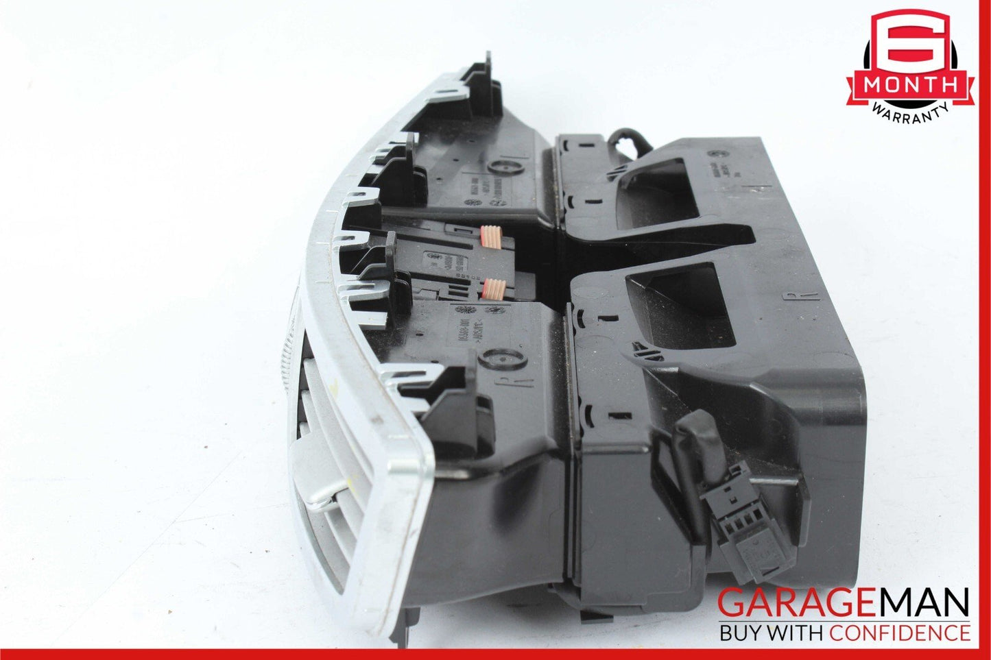 07-13 Mercedes W221 S550 Center Dash Air Vent AC A/C Clock Trim Cover Assembly