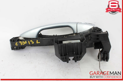 12-14 Mercedes W204 C350 Front Left Side Exterior Door Handle Keyless Go OEM