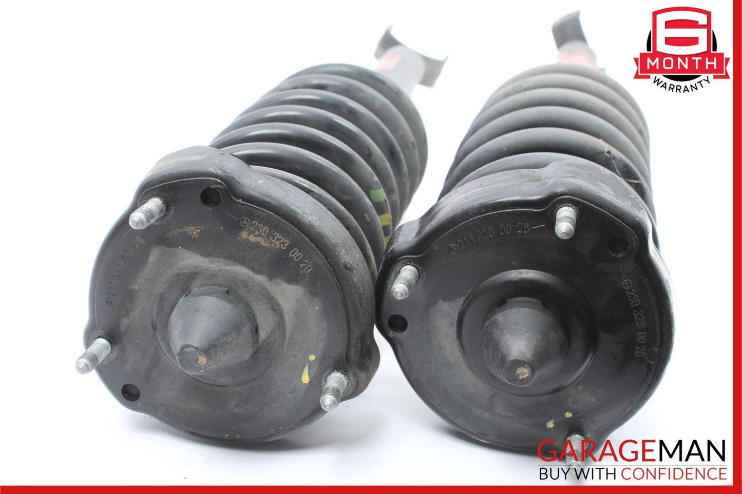 07-09 Mercedes W211 E350 Sachs Front Left & Right Side Shock Absorber Struts Set