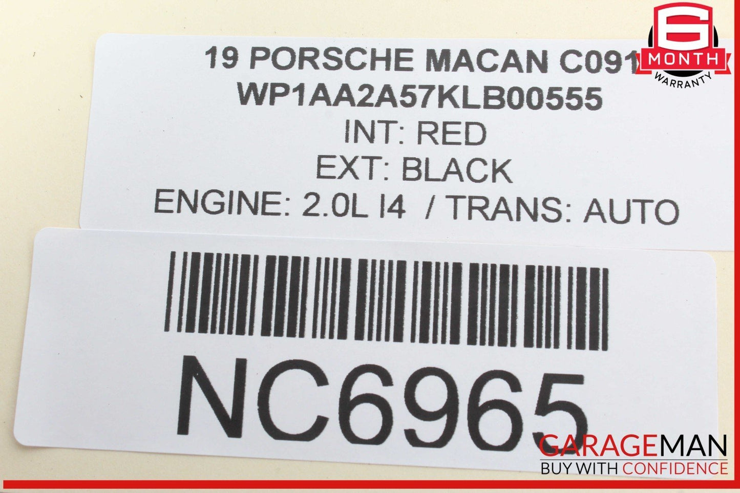 19-24 Porsche Macan Front Center Dash Dashboard Trim Panel 95B854397L OEM