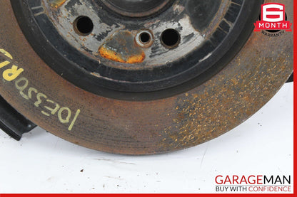 10-18 Mercedes W212 E350 Rear Left Side Spindle Knuckle Hub w/ Rotor Disc OEM